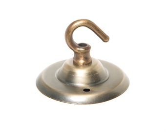 B22 Solide Antique Brass terre Pendentif porte-ampoule personnalisable Cord Grip B22 Solide Antique Brass terre Pendentif porte-ampoule personnalisable Cord Grip