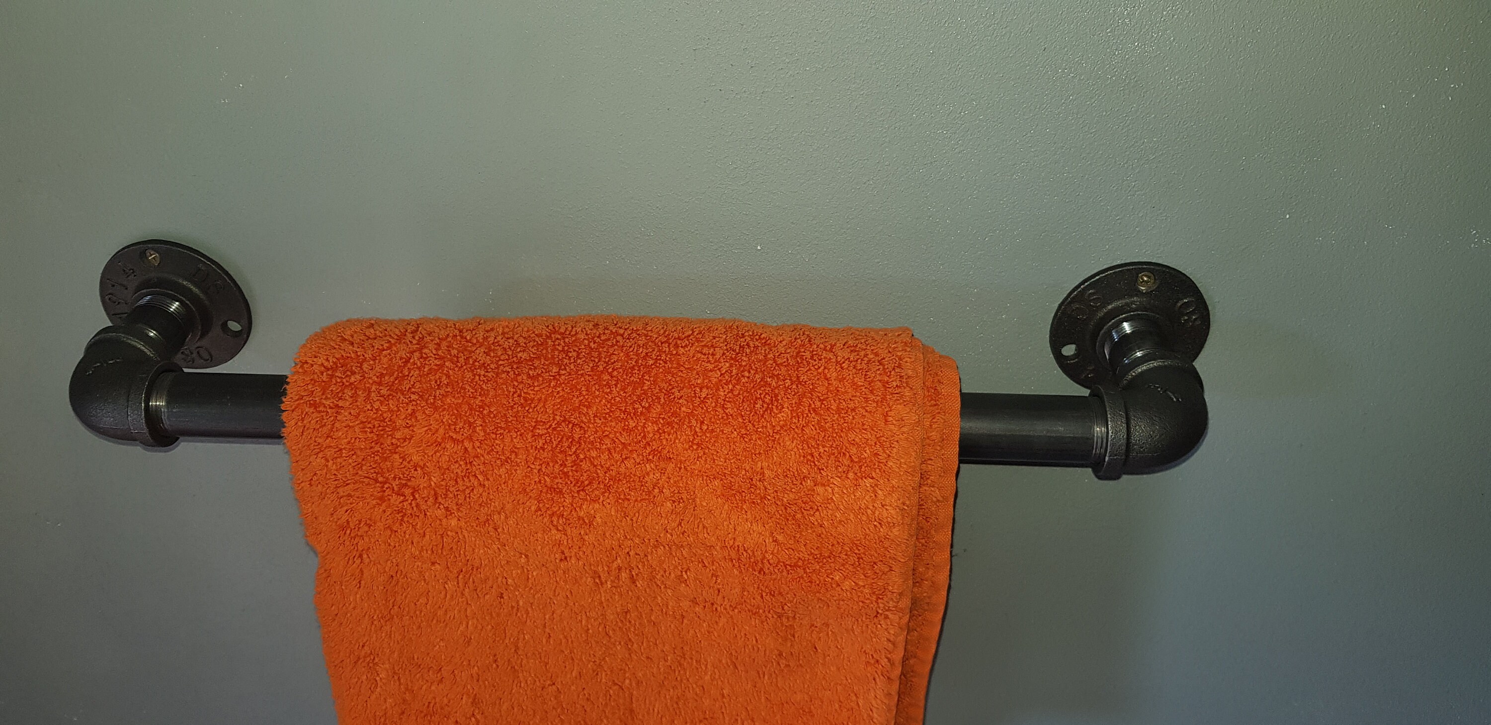 Towel Rail Toilet Roll Holder Industrial Pipe Set for Etsy UK