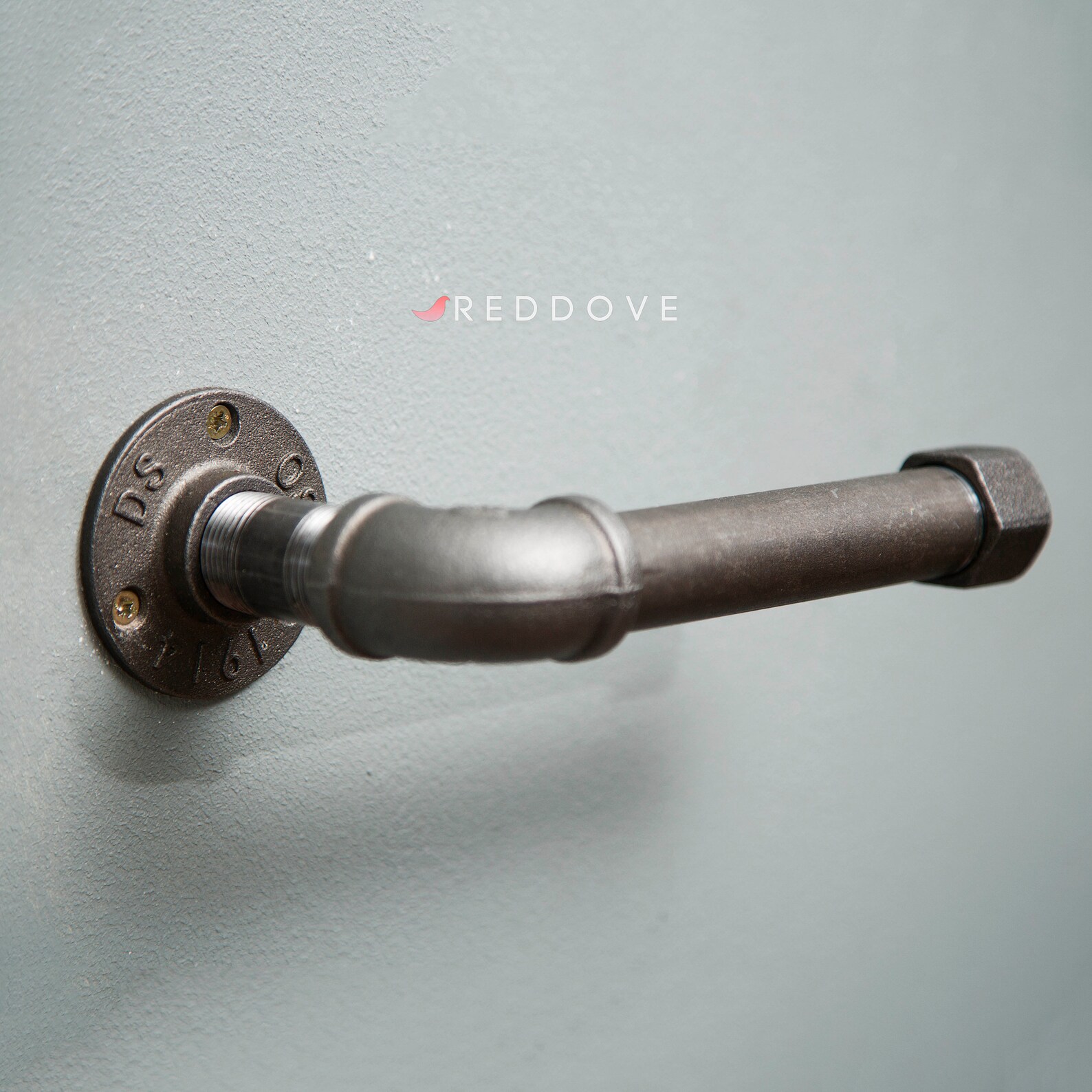 Towel Rail Toilet Roll Holder Industrial Pipe Set for Etsy UK