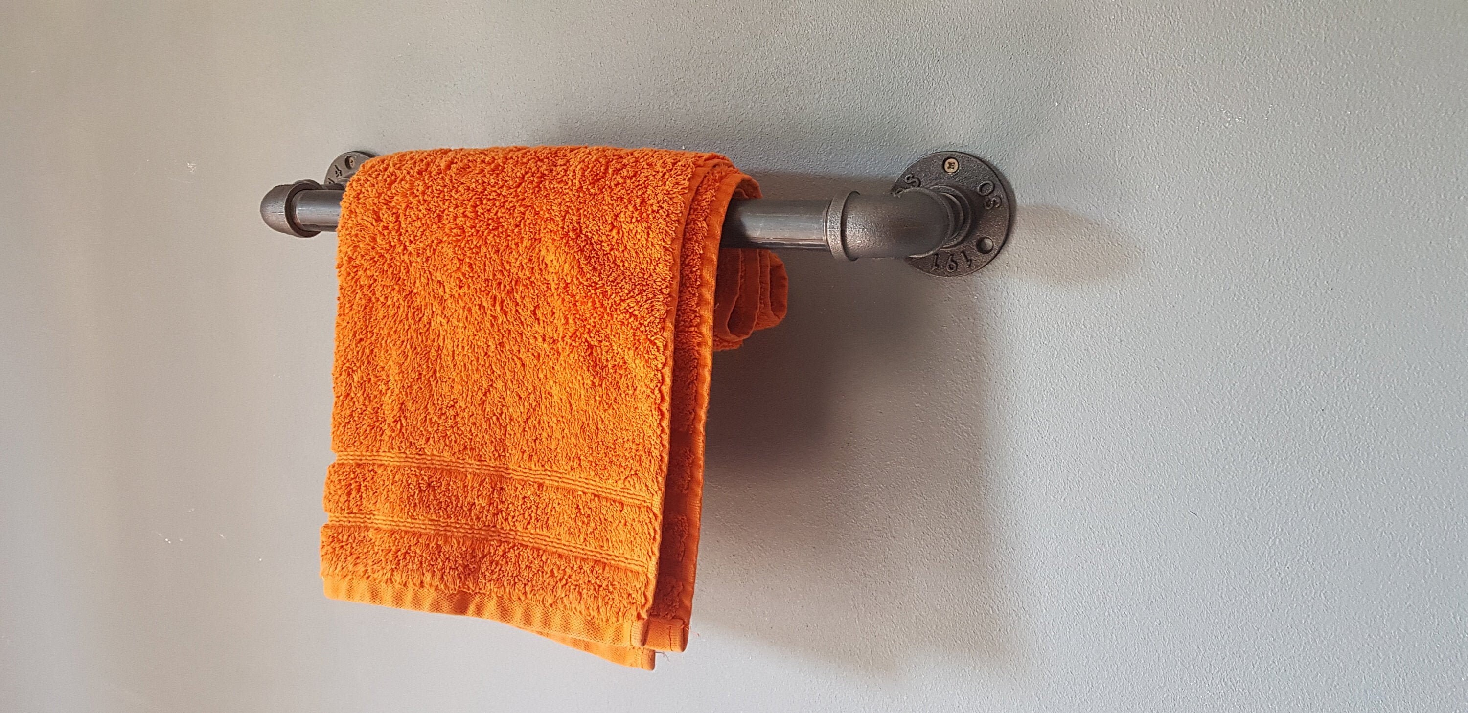 Towel Rail Toilet Roll Holder Industrial Pipe Set for Etsy UK