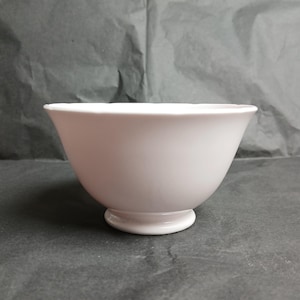Sucrier toscane vintage en porcelaine tendre rose layette - Petite (craquante)