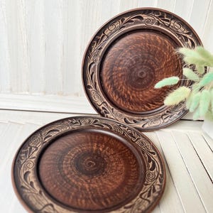 Large Dinnerware Set | 5-piece set |  Eco-Friendly Rare Red Clay | 25cm Handmade Terracotta Plates