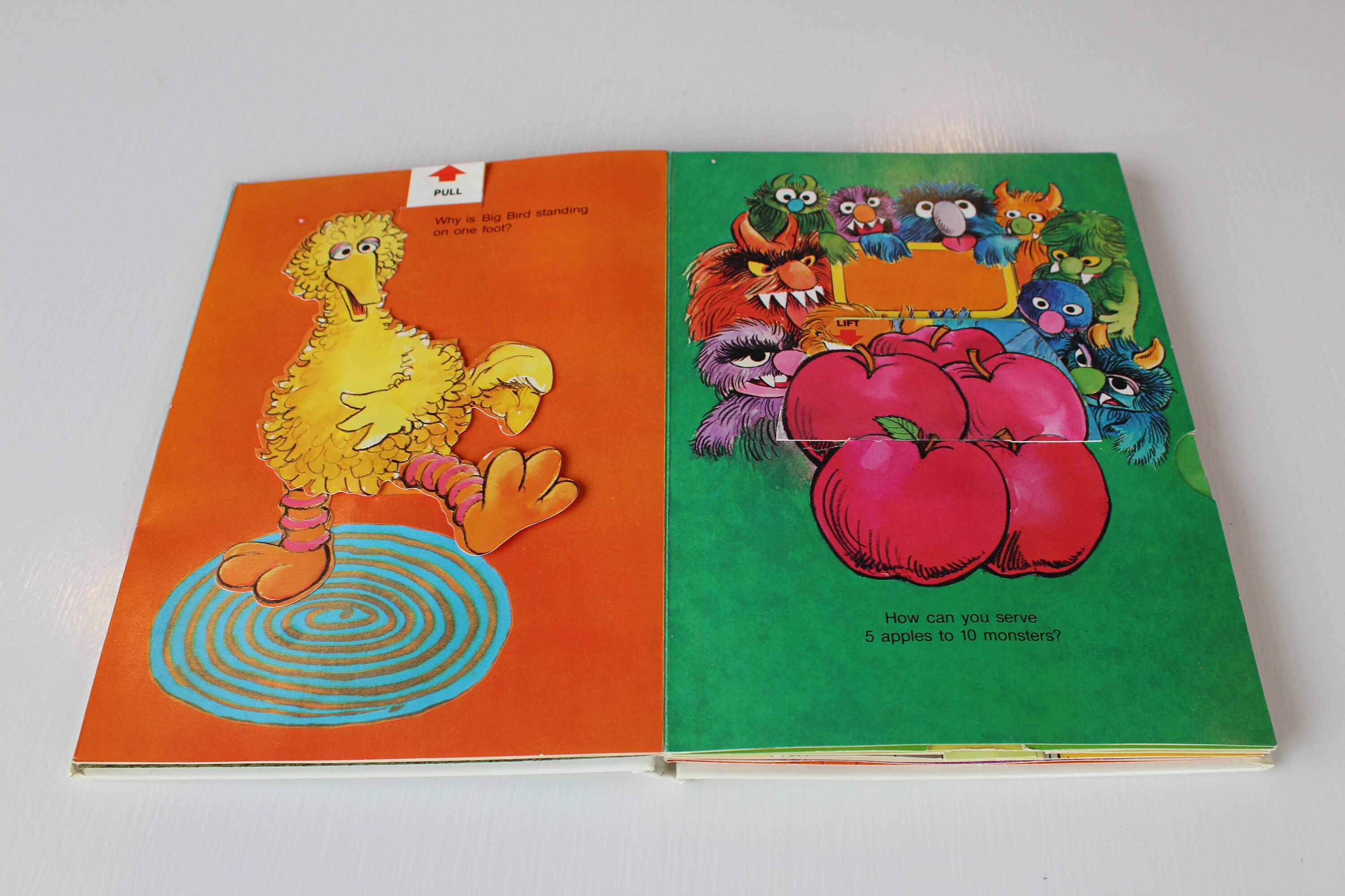 Vintage the Sesame Street Riddle Book A Pop-up Book 1977 | Etsy