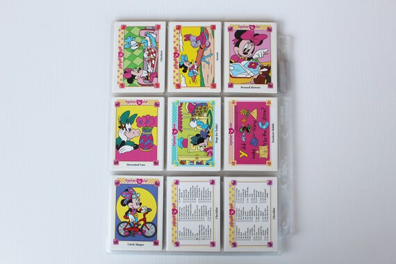 72 Disney Minnie N Me 1991 Trading Card Set - 72 Cards - Etsy