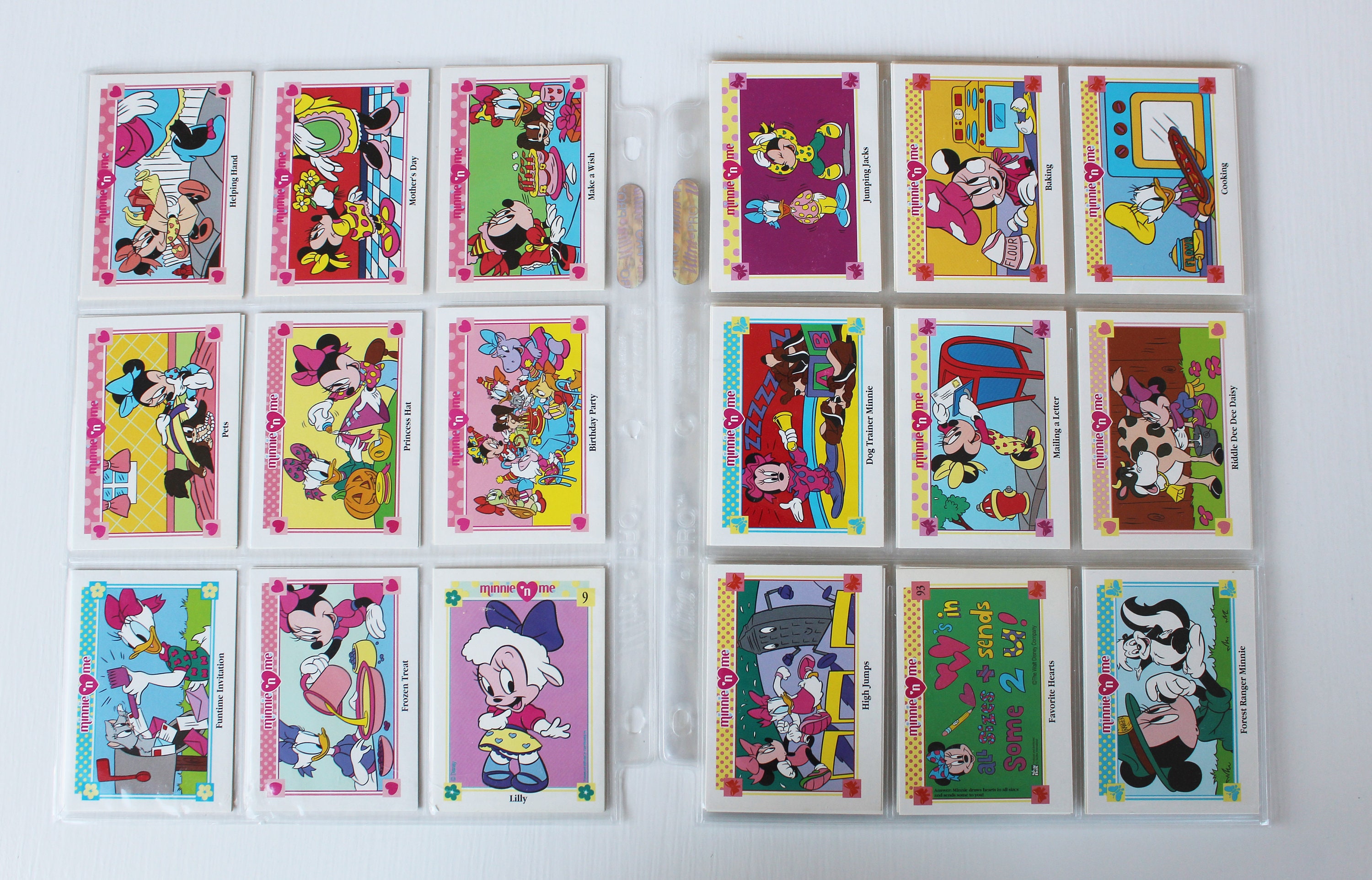 72 Disney Minnie N Me 1991 Trading Card Set - 72 Cards - Etsy