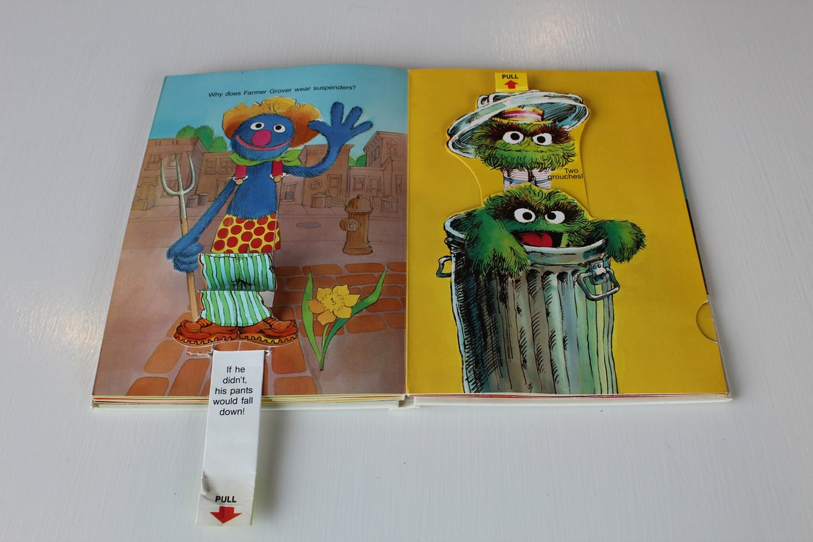 Vintage the Sesame Street Riddle Book A Pop-up Book 1977 - Etsy