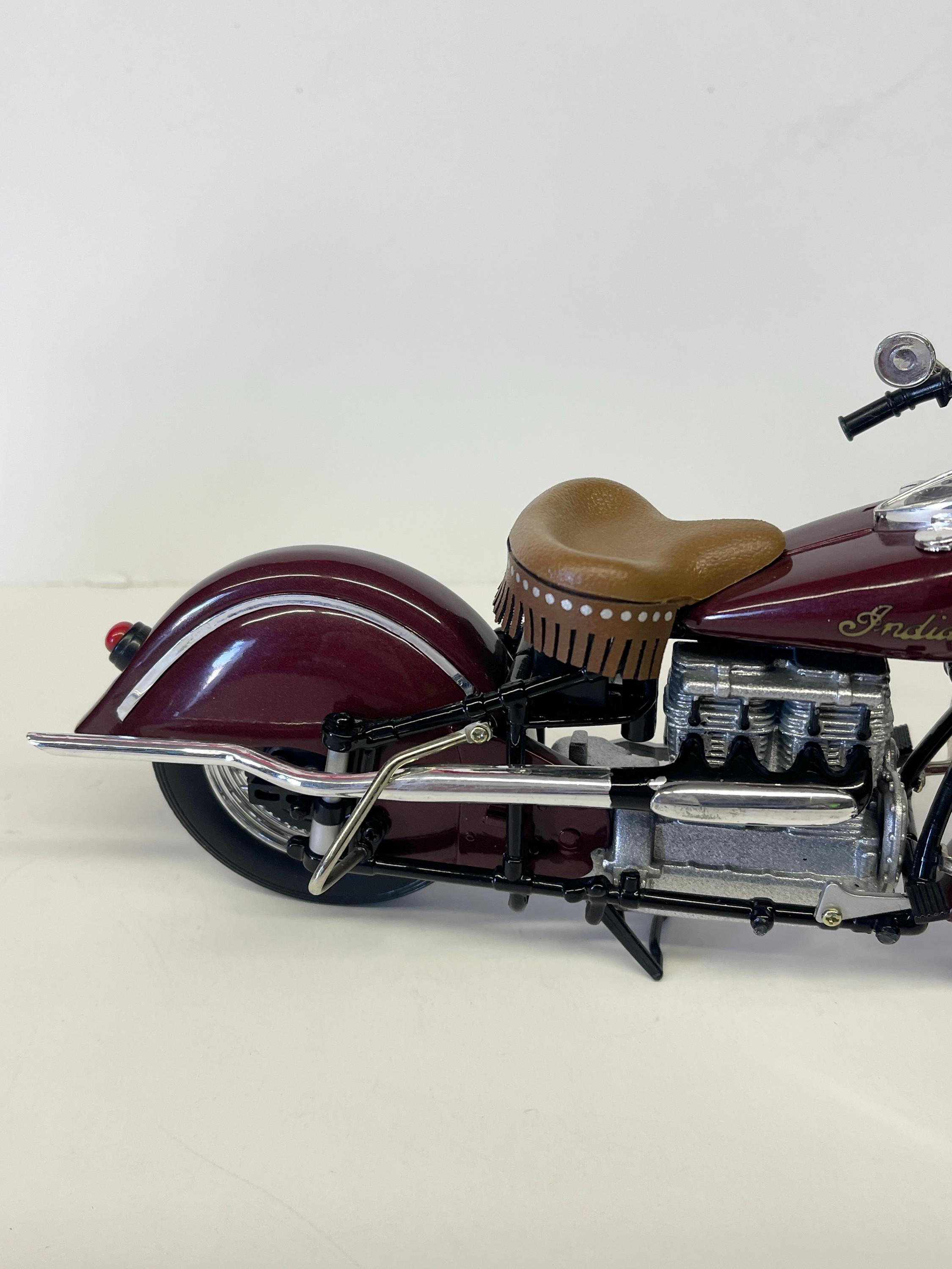 FRANKLIN MINT Harley-davidson 1942 Indian Motorcycle Model 442 1