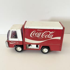Vintage Metal Coca Cola Delivery Truck - Buddy L - Japan - 1960s-70s