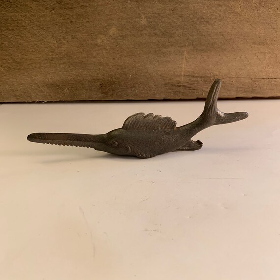 Very Rare Vintage Cast Iron Swordfish Letter Opener Wilton Etsy