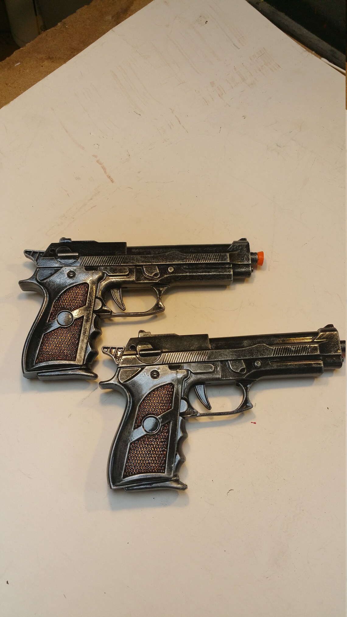 2 x 9mm Pistol suitable for Cosplay Lara Croft / Black Widow Etsy