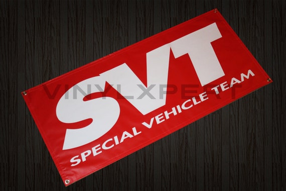 Svt 2 X4 Vinyl Banner Racing Ford Room Garage Shop Etsy