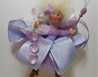 Love Fairy, Mother's Day gift, Birthday Gift, Magic Fairy, Fantasy Art Doll, Make a Wish Fairy, Hostess Gift, Teacher Gift