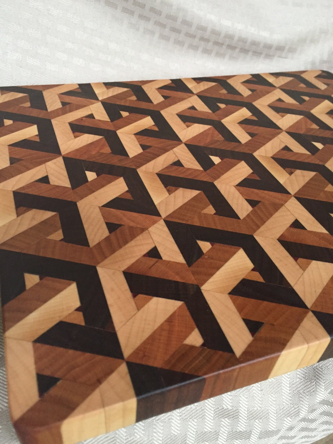 Interlocking Cubes Cutting Board - Etsy Australia