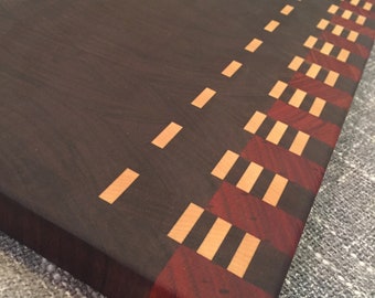 Contemporary end grain cutting board