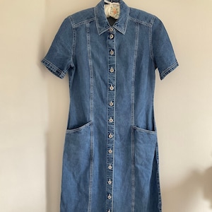 Long sleeve jean dresses hotsell