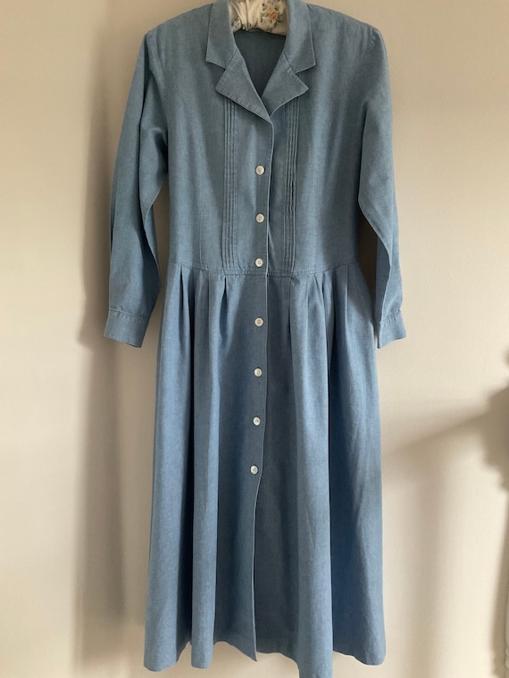 Laura Ashley dress, vintage dress, 80's dress, ch… - image 1