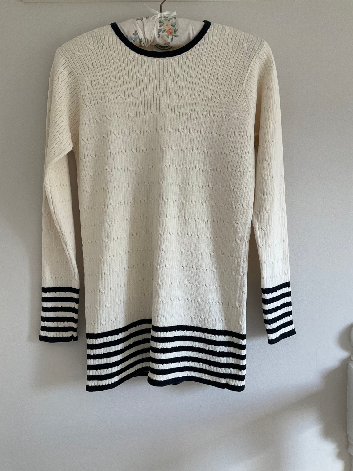 Laura Ashley Vintage Jumper 90's Jumper Cotton Knit - Etsy