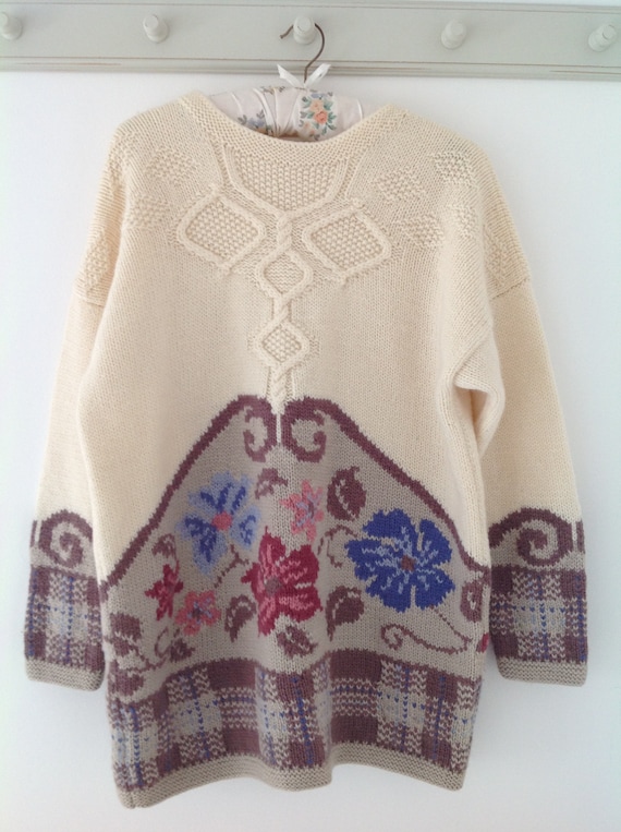 Vintage jumper, Laura Ashley jumper, 80's jumper,