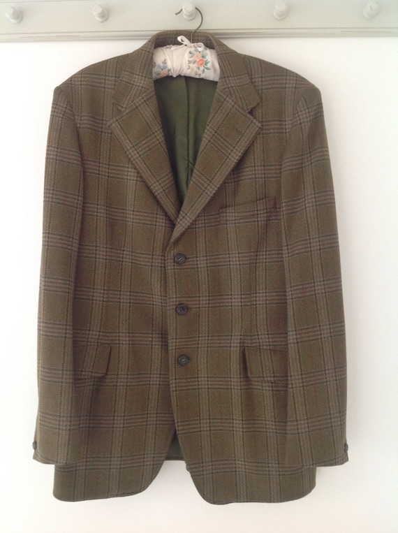 Tweed jacket, tailor made blazer, men's jacket, ta