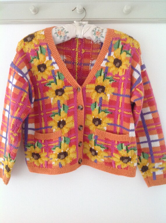 80's cardigan, vintage cardigan, ladies cardigan,