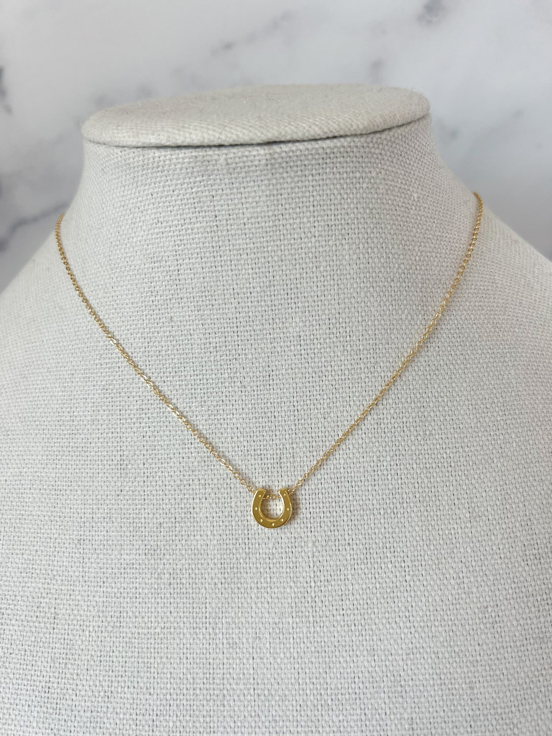 Lucky Charm Horseshoe Necklace