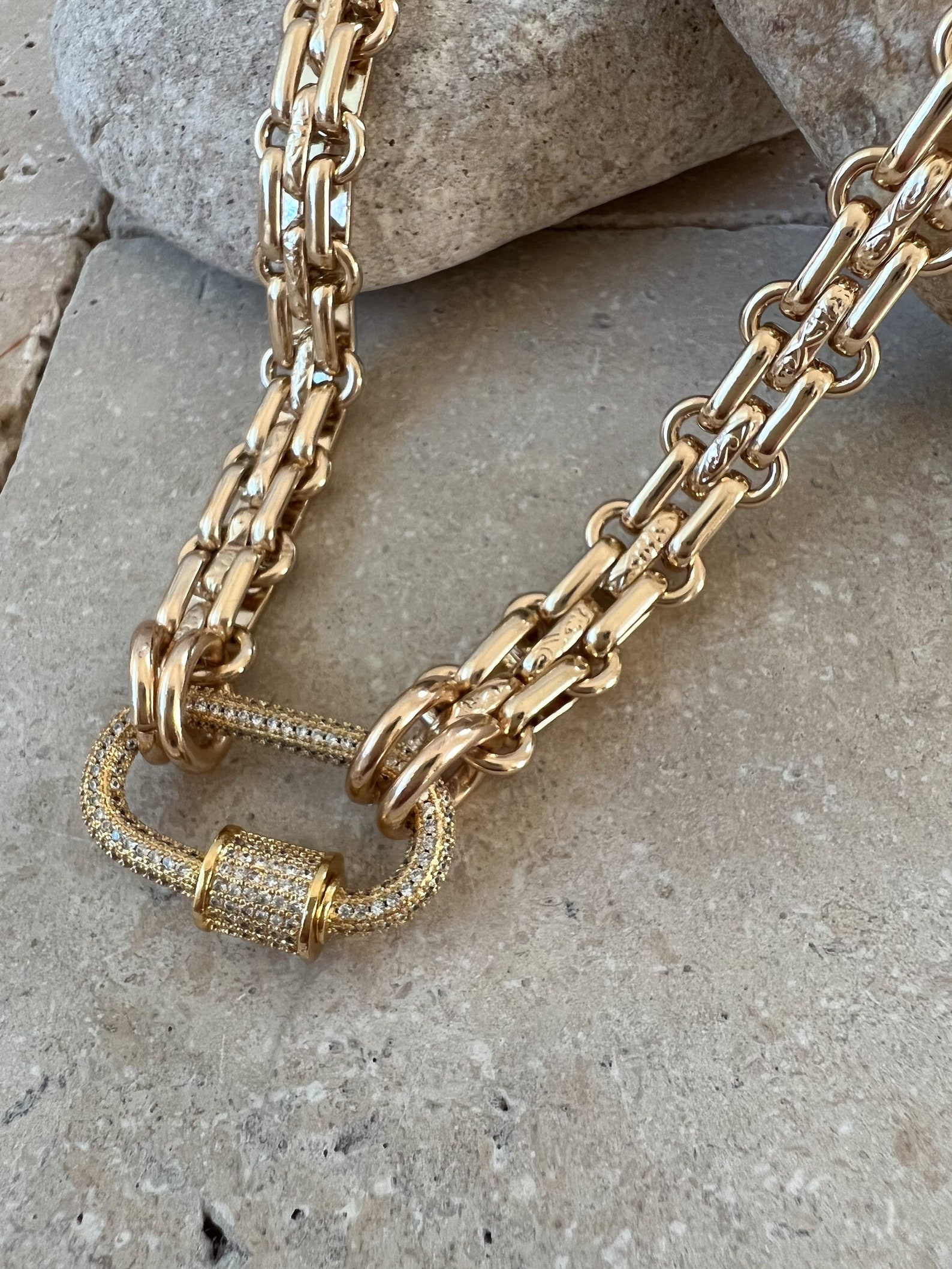 Chunky Carabiner Necklace main image 1