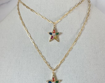Collana Con Ciondolo Ferro Di Cavallo In Rame Martellato - Gioiello Portafortuna Artigianale - Foto 2