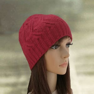 Knit wool beanie, Winter knit hats, Knitted winter caps, Knitted warm beanie, Winter fall beanie, Womens knit hats, Wool hat beanie