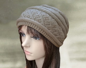 Knitted womens hats, knit wool beanie, Knit ladies hats, Ladies wool beret, Knitted hat for lady, Womens hat trendy, Womens knit caps