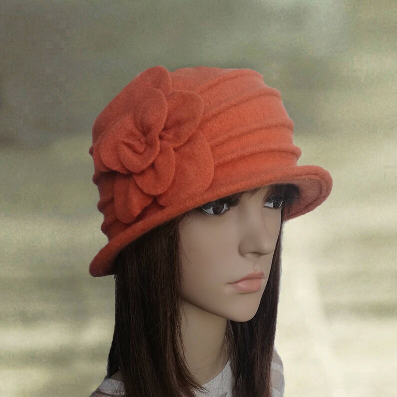 Felt cloche hats Womens felt hats Ladies felted hats Womens Etsy
