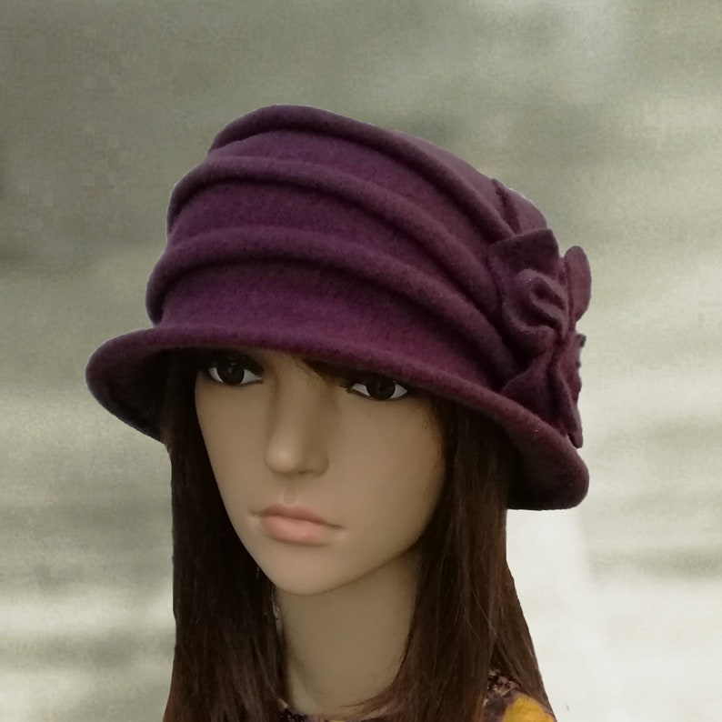 Felted wool hats, Womens winter hats, Felt hat for women, Ladies winter hat, Felted cloche hat, Women's wool hat, Wool hats for lady, image 5