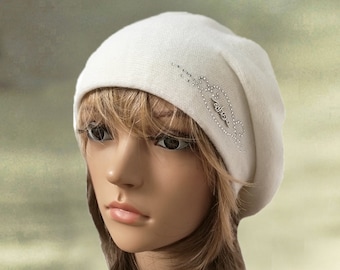 Wolle Strickmütze: Winter Damen Französischer Stil Hut