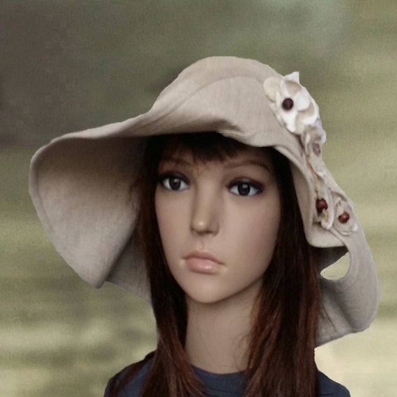 Summer linen hats Suns hats women Womens sun hats Organic Etsy