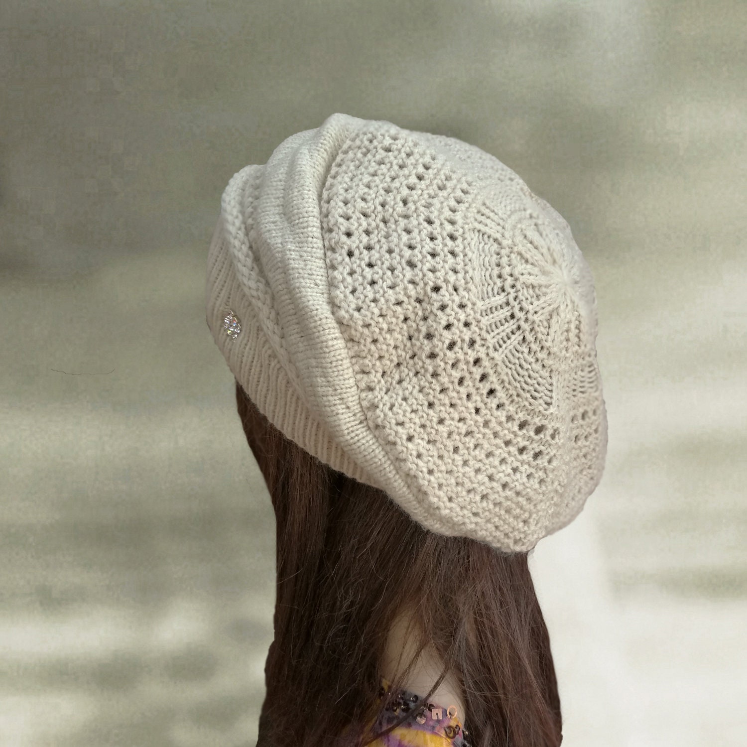 an- Womens Fall Winter Rib Knit Beret Hat (Beige) at Amazon