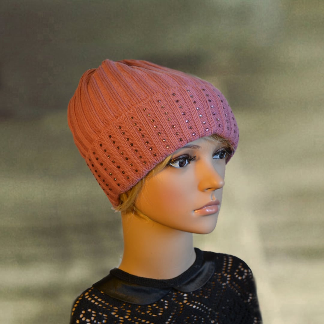 Womens Winter Hats Winter Knit Hats Wool Slouchy Beanie Etsy