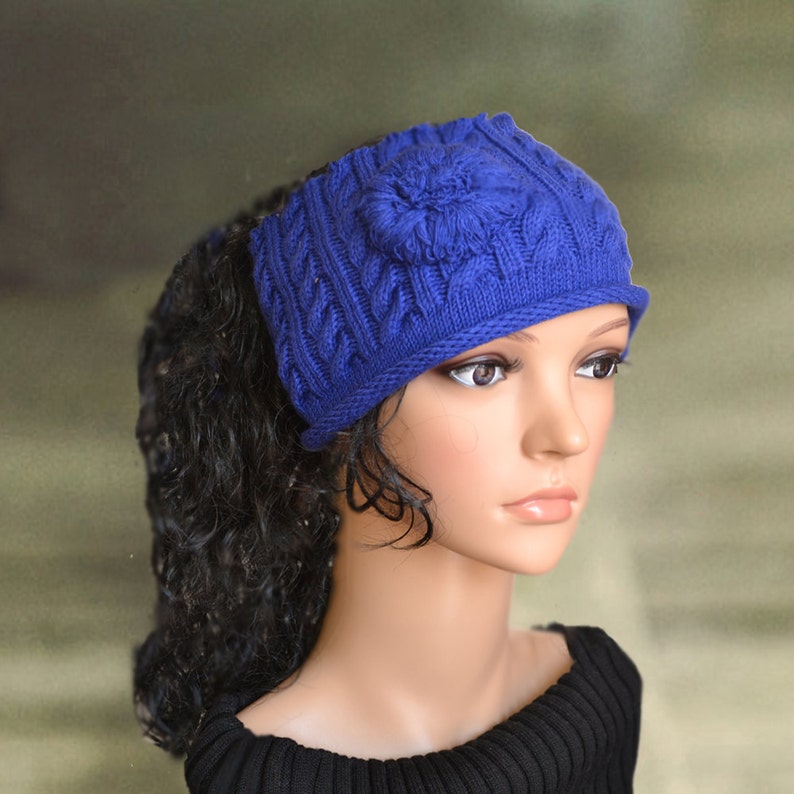 Knit warm headband Wide wool ear warmer Headbands for Etsy