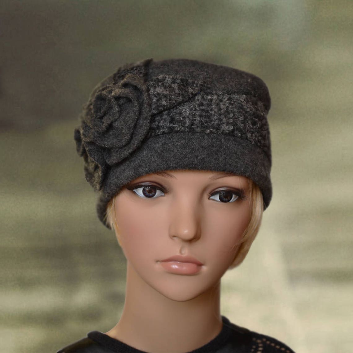 Winter hats for lady Womens winter hat Felted wool hats Etsy