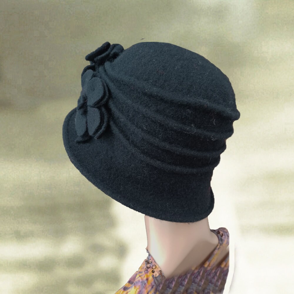 Womens Felt Hat Ladies Felted Hat Felted Wool Hats Etsy Canada