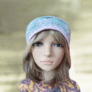 Wool Knit Beret: Winter Warm Slouchy Hat