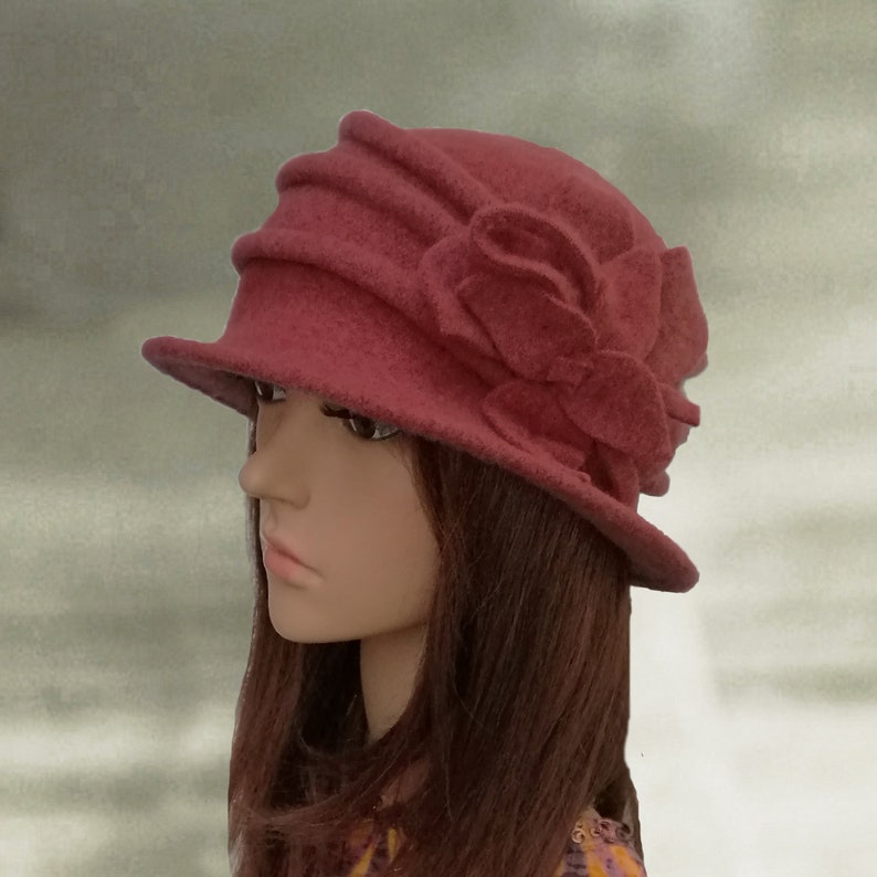 Felted Wool Hats Womens Winter Hats Felt Hat for Women Etsy