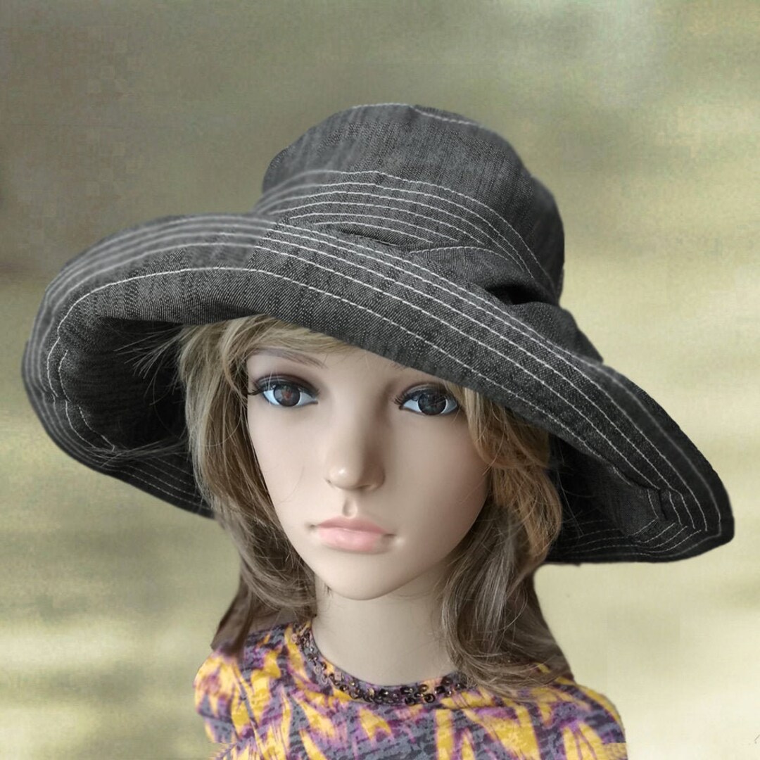 Wide Brim Suns Hats, Summer Womens Hats, Large Brim Hat Lady, Wide