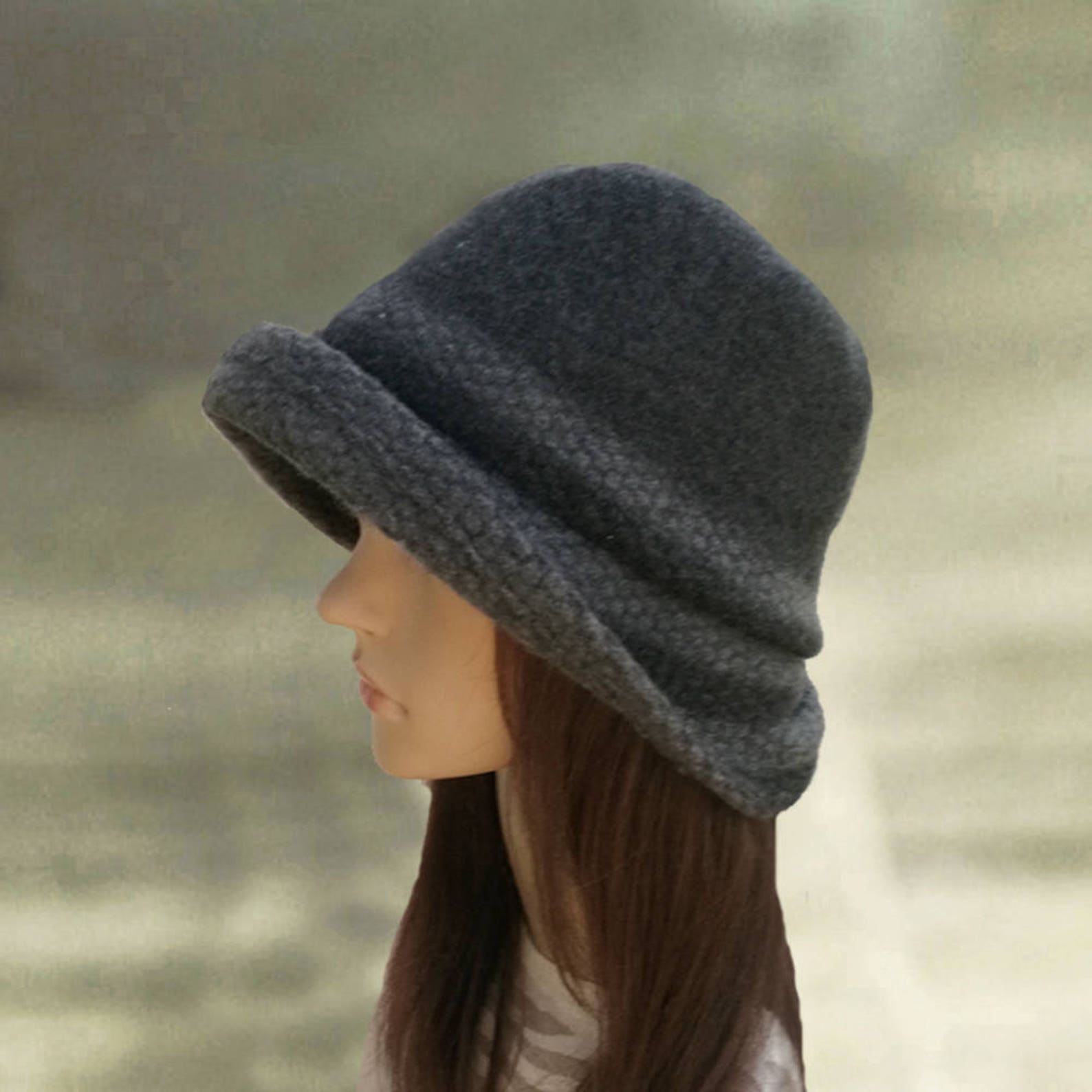 Gray Felt Hats Felted Ladies Hat Womens Felted Hat Trendy Etsy