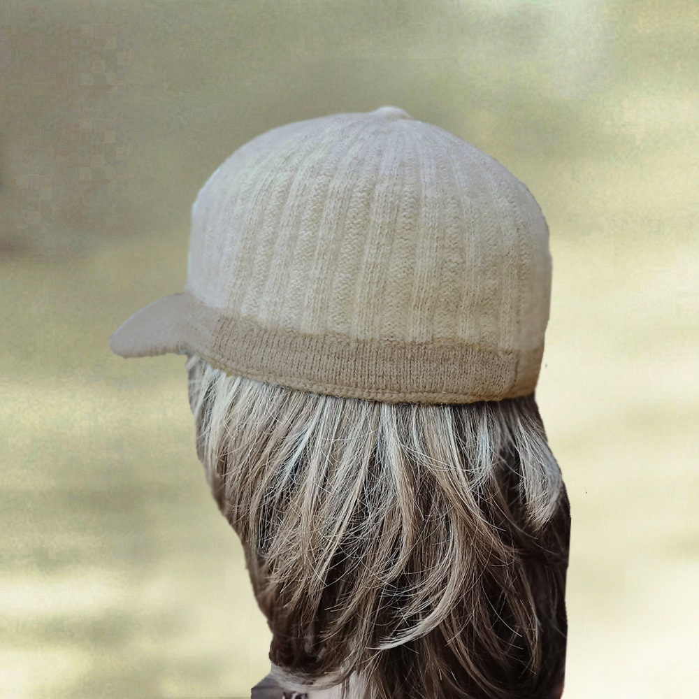 DudWocy Women Winter Wool Knitted Visor Beanie Hat Warm Newsboy Cap HINDAWI Winter Hats for Women Outdoor Warm Winter Hat Knit  main image 3