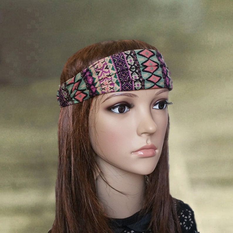 Boho Headbands Yoga Headbands Womens Bandana Work Out Etsy