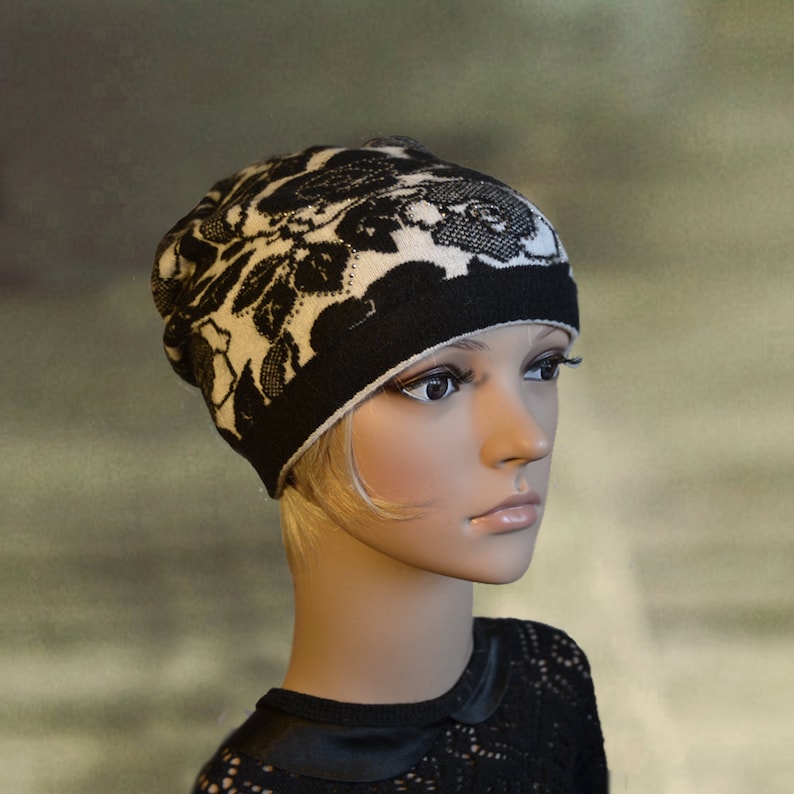 Womens Warm Hats Winter Wool Hats Knitted Wool Caps Etsy