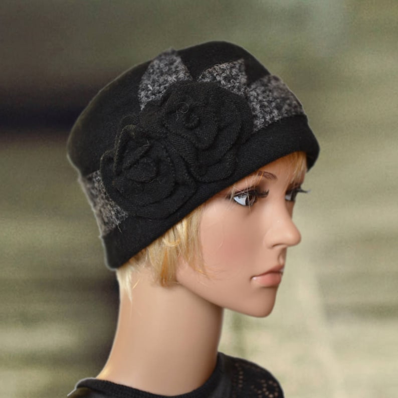 Womens winter hats Warm felted hat Small wool cap Ladies Etsy