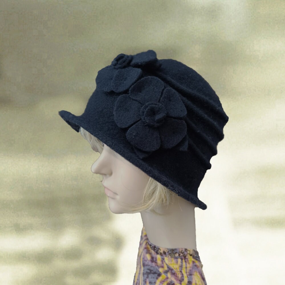 Womens Felt Hat Ladies Felted Hat Felted Wool Hats Etsy Canada