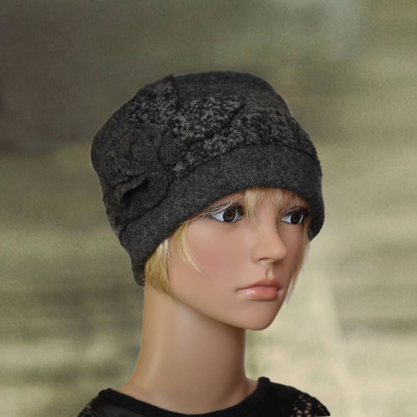 Winter hats for lady Womens winter hat Felted wool hats Etsy