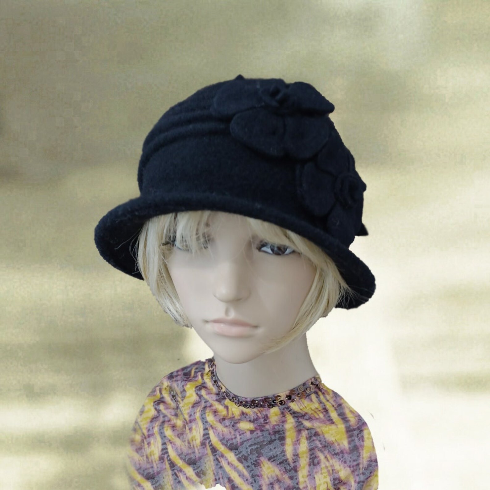 Womens Felt Hat Ladies Felted Hat Felted Wool Hats Etsy Canada