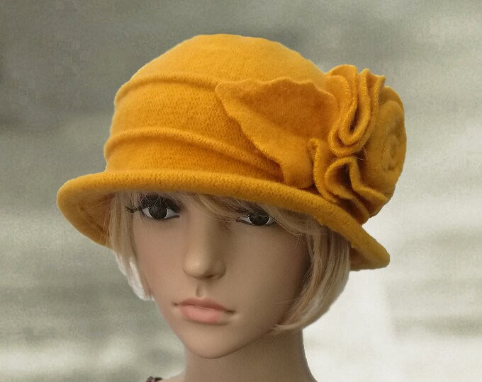 Womens Felted Hats Felt Hats for Lady Womens Winter Hats Etsy